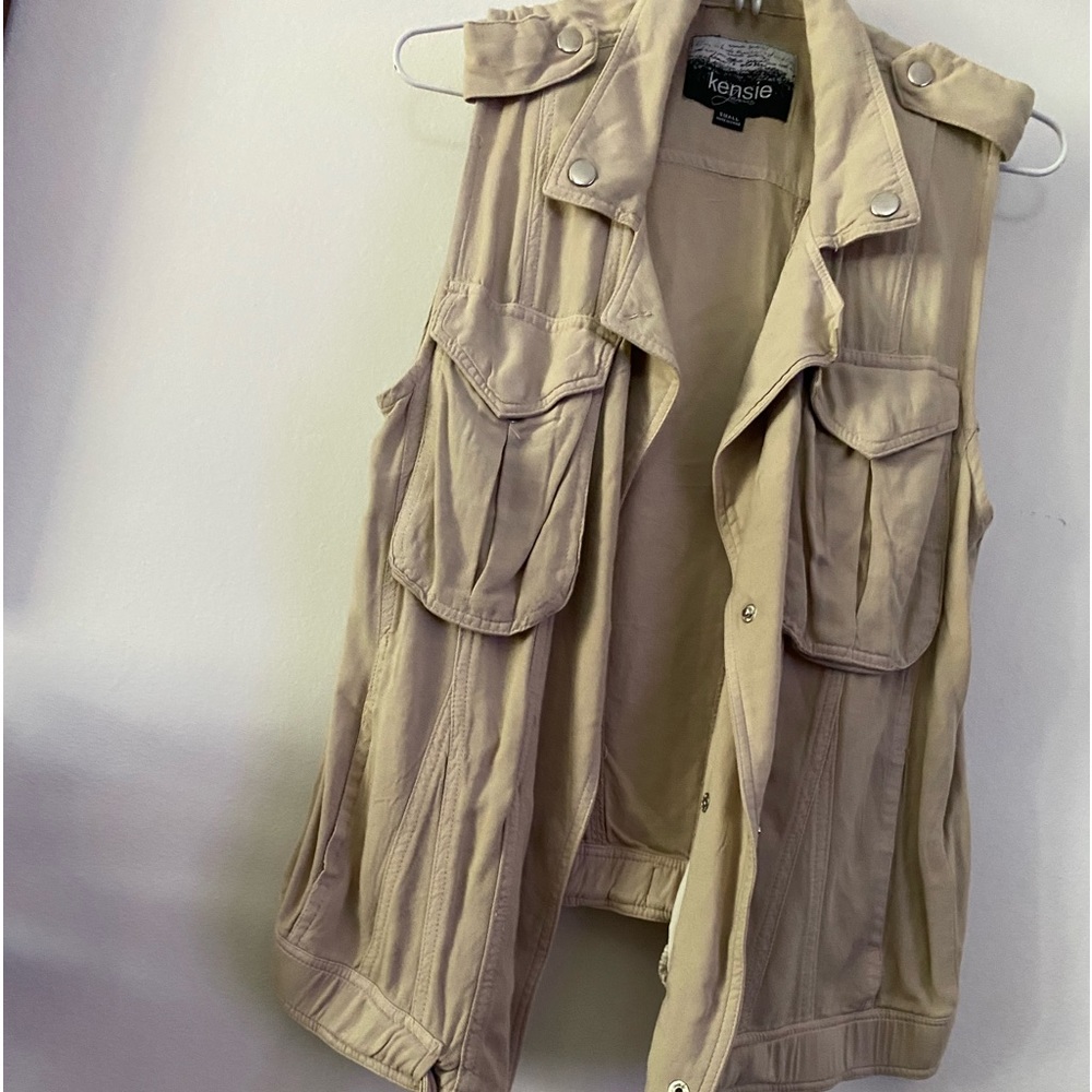 Kenzie rayon sleeveless jacket